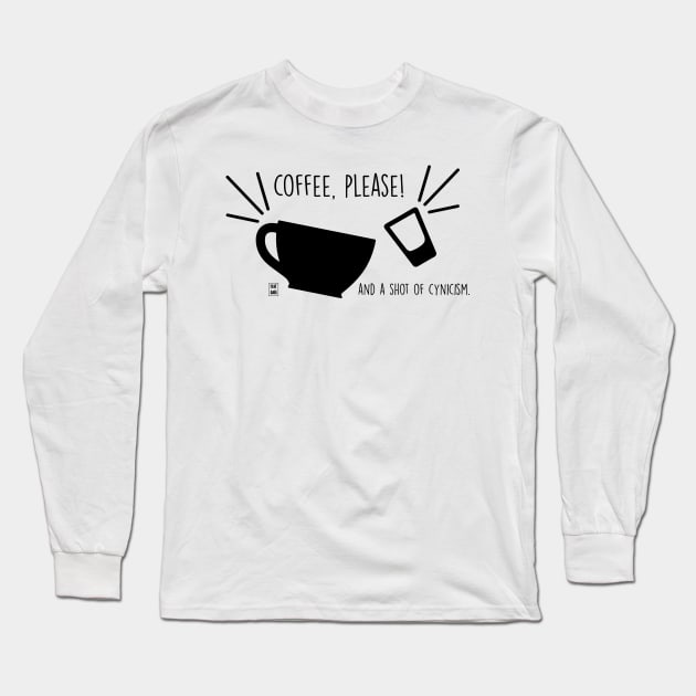 Coffee, please! Long Sleeve T-Shirt by Gabi Veiga